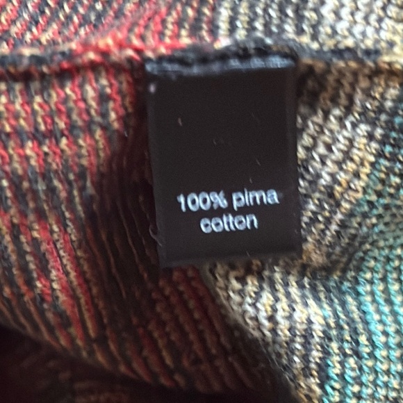 Peruvian Connection Red Patterned Women's Pencil Skirt XS Aztec Pima Cotton Soft - Picture 8 of 10